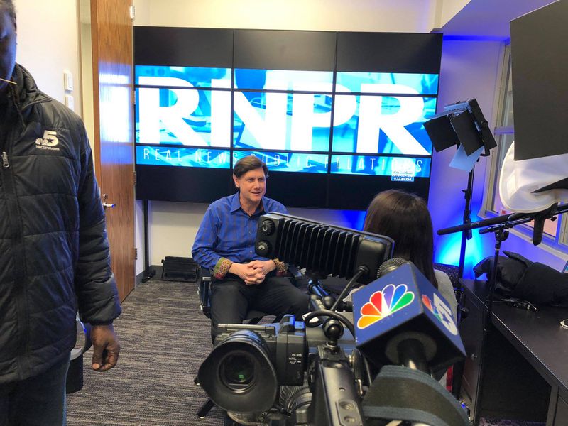 Media Outreach - Jeff Crilley being interviewed